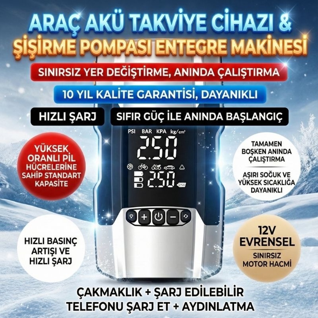 12.000'lik Akü Takviye