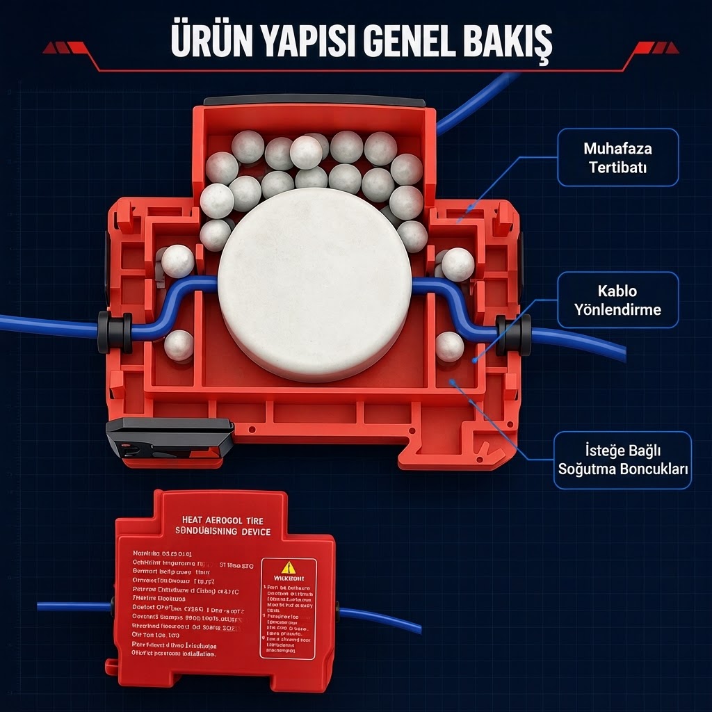 Elektrik Panosu Otomatik Yangın Söndürücü