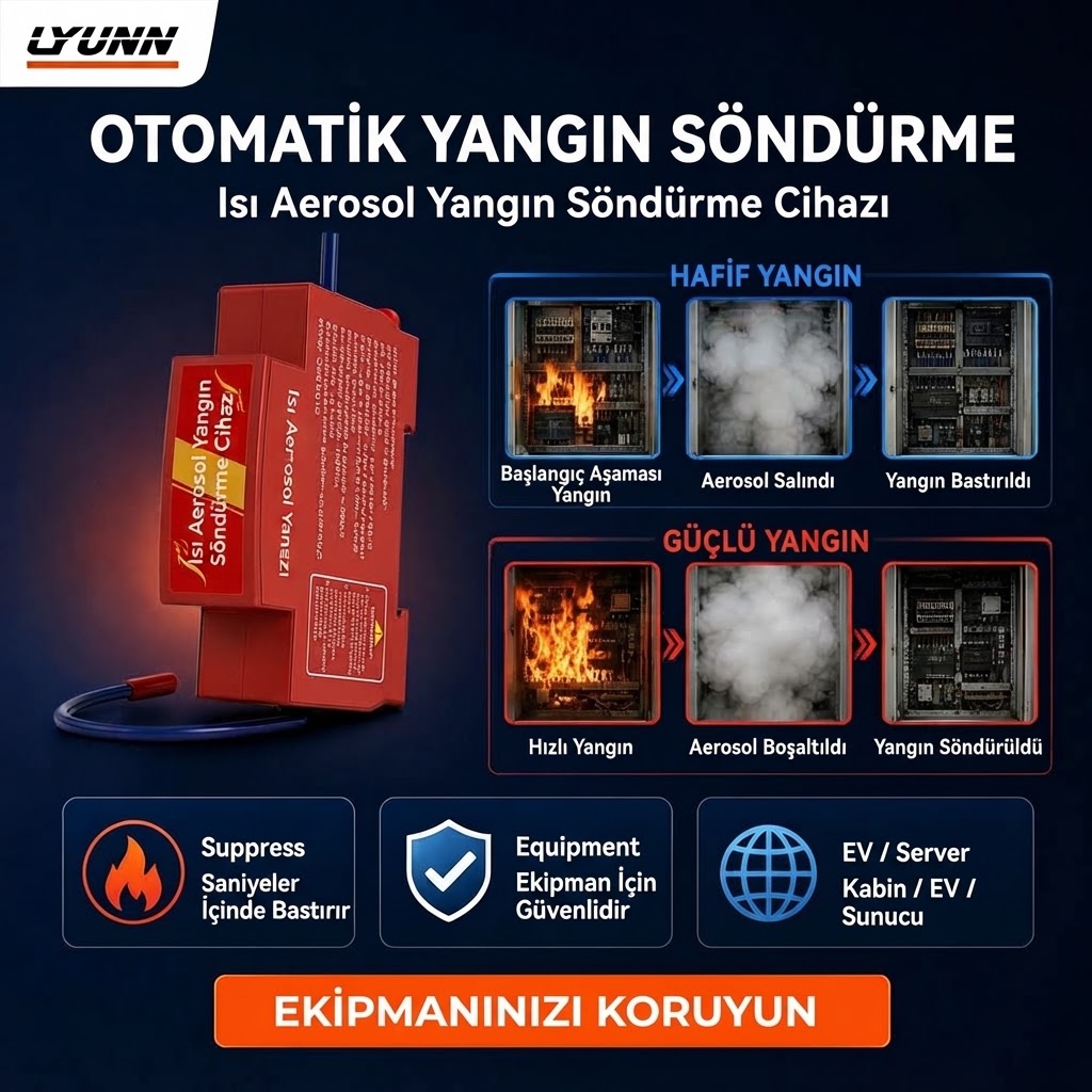 Elektrik Panosu Otomatik Yangın Söndürücü