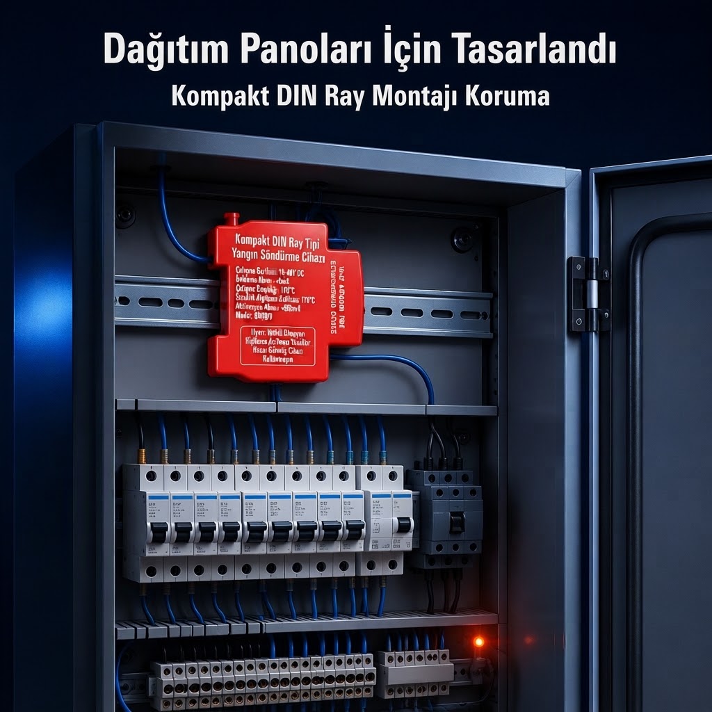 Elektrik Panosu Otomatik Yangın Söndürücü